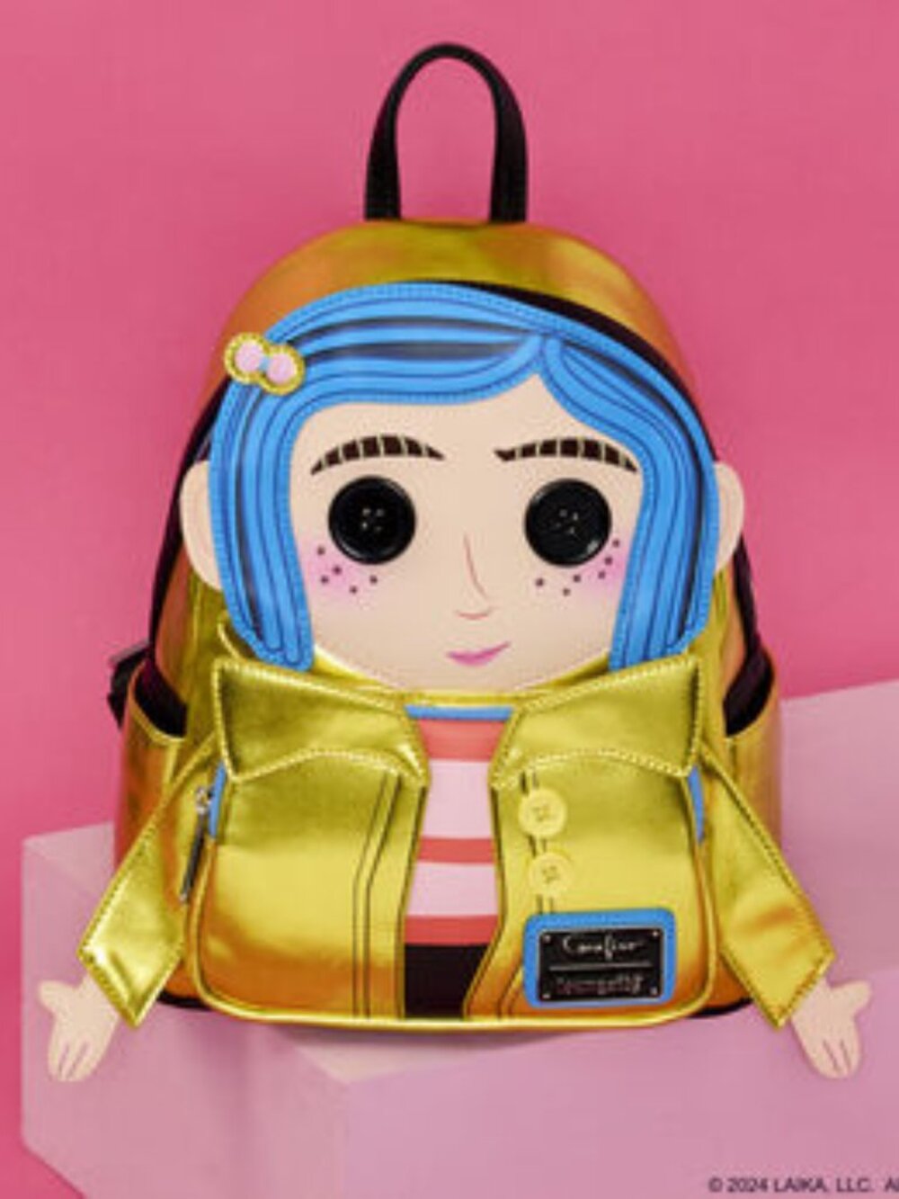 Coraline 15th Anniversary Laika Doll Metallic Cosplay Mini Backpack